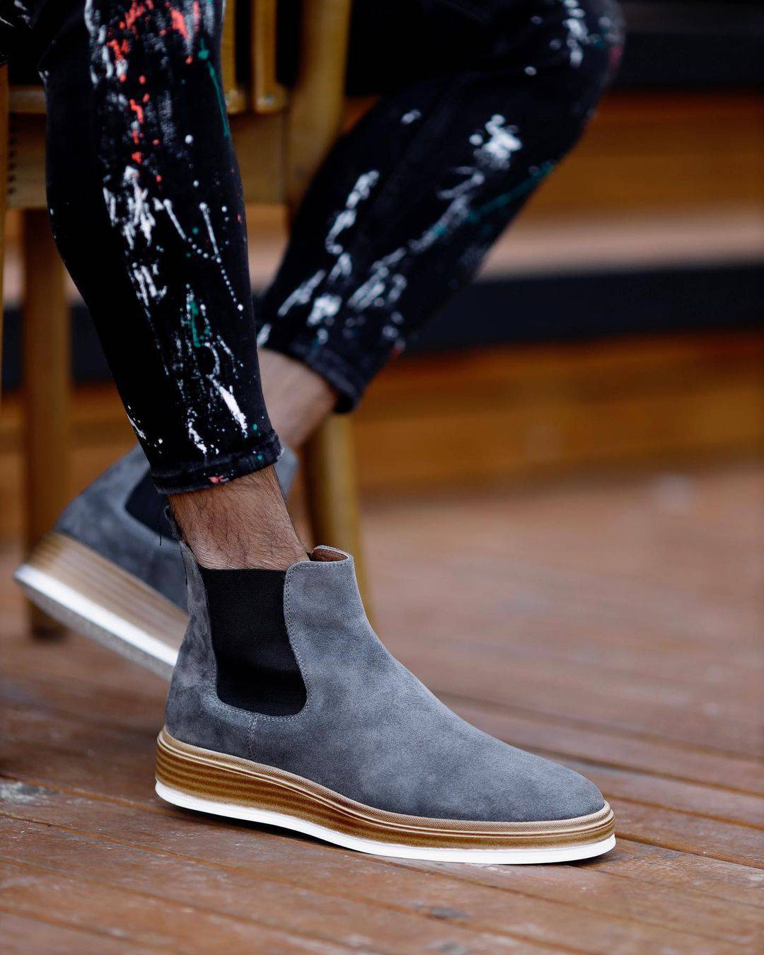 Luxury Chelsea Suede Boots