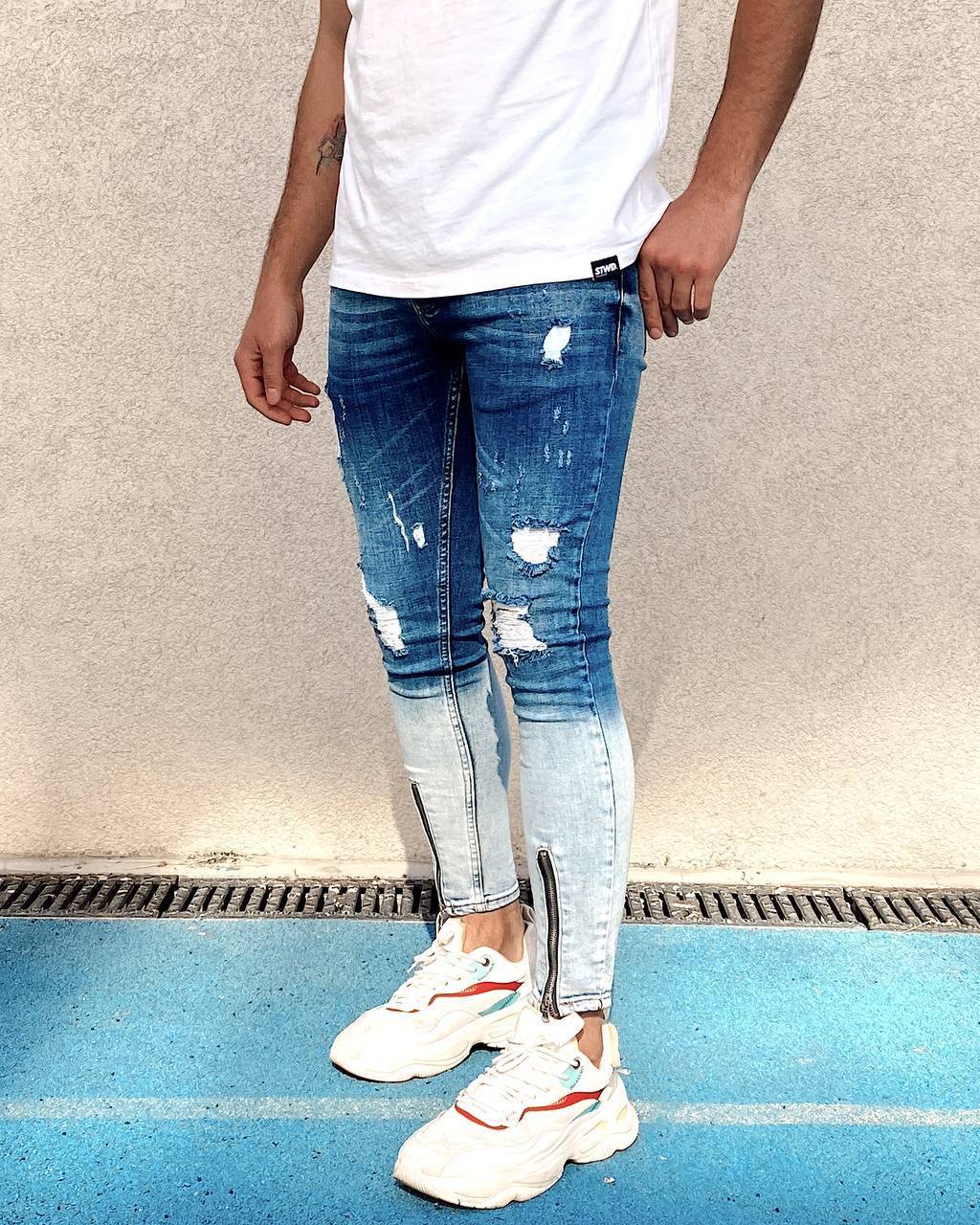 Premium Skinny Ripped Jeans