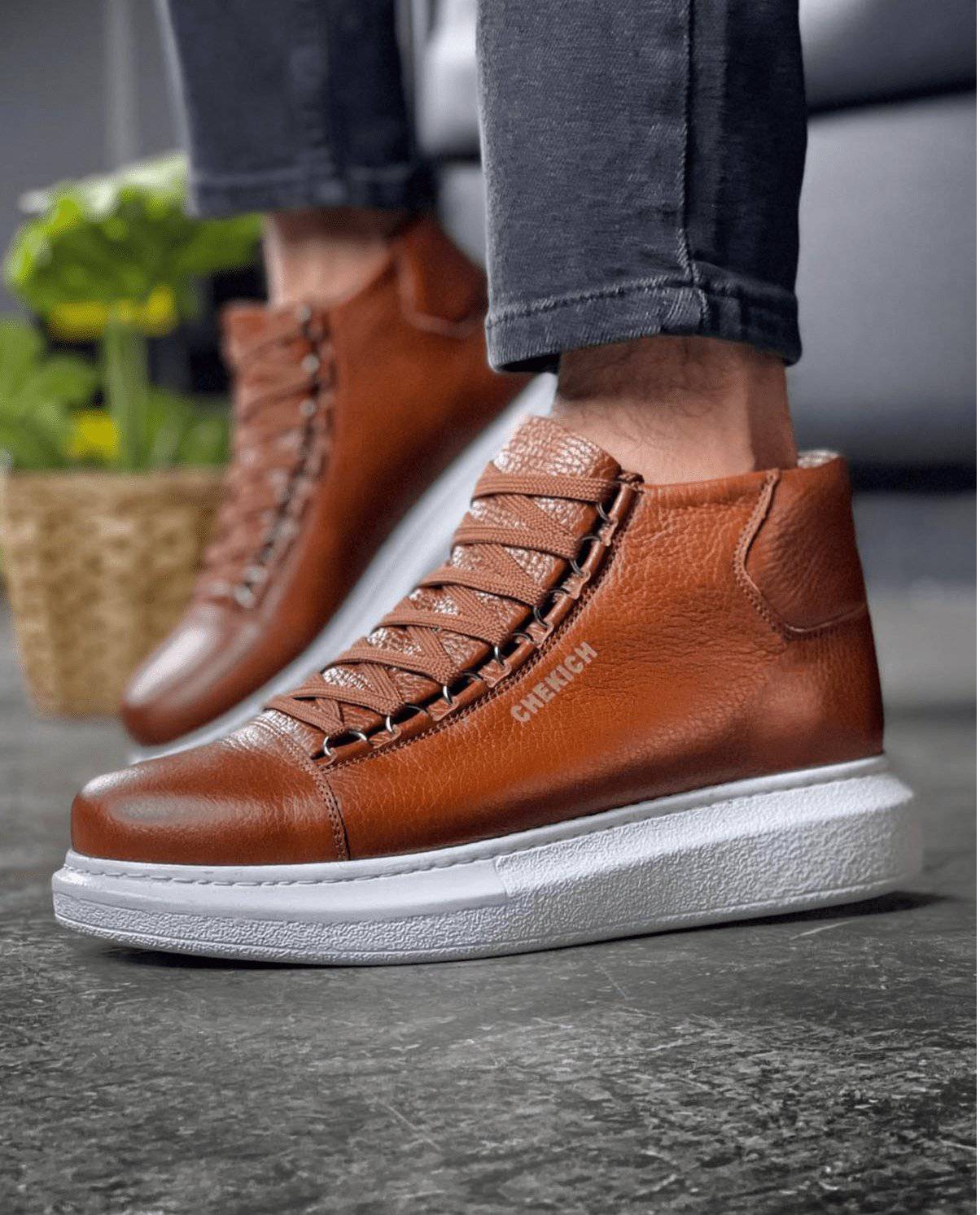 Handmade Genuine Leather Men Sneaker Mens Casual Shoes -  Denmark