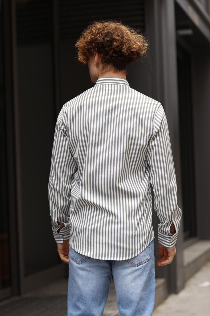Long Sleeve Striped Shirt