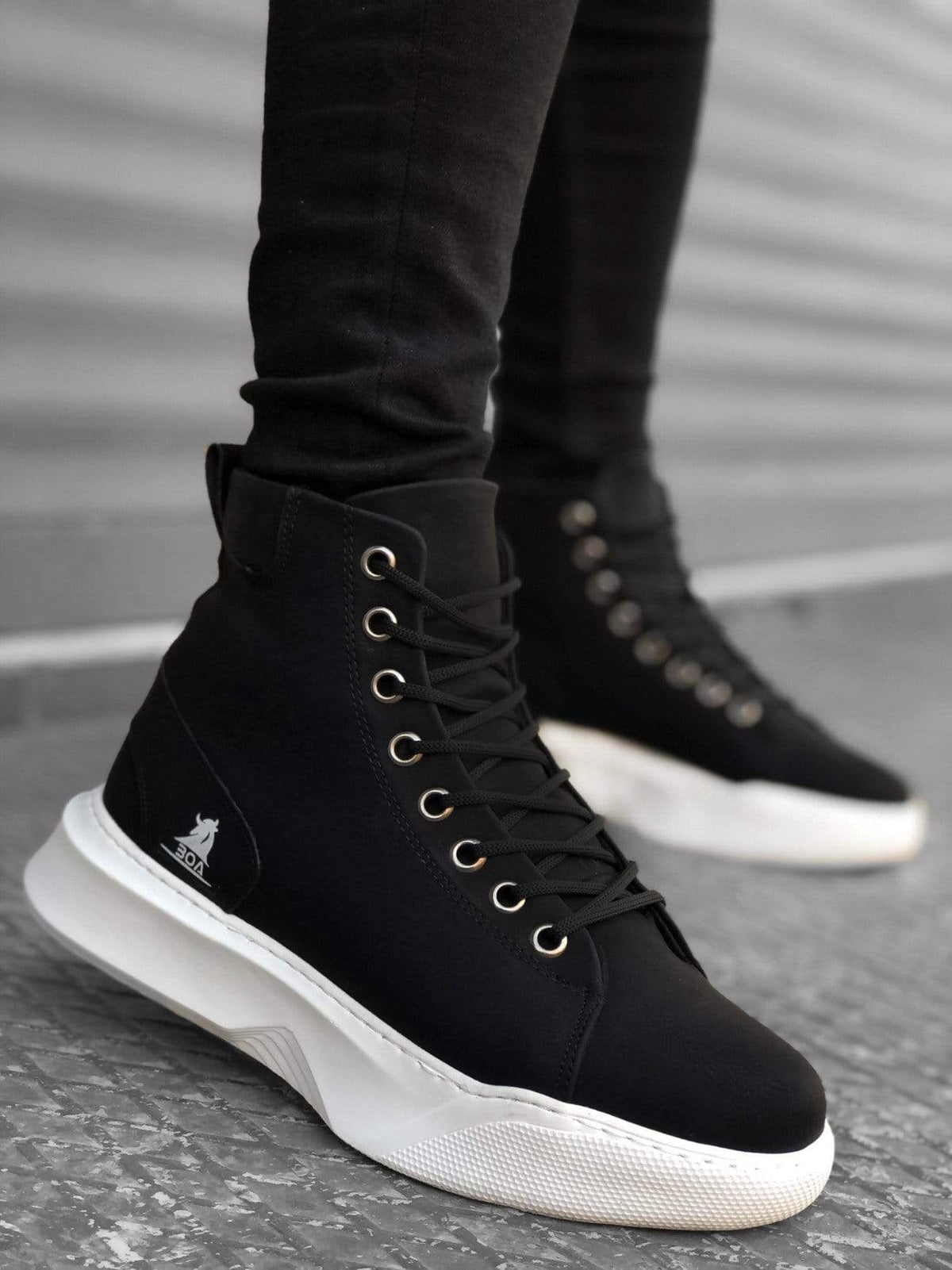 Lace-Up Urban Sneakerboots - Manchinni®