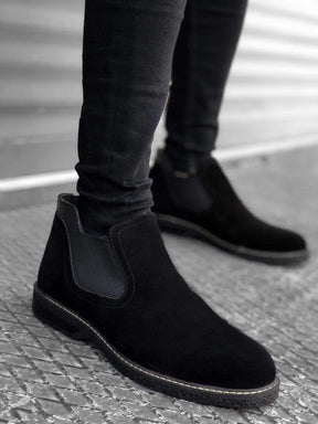 Suede Half Ankle Boots - Manchinni®