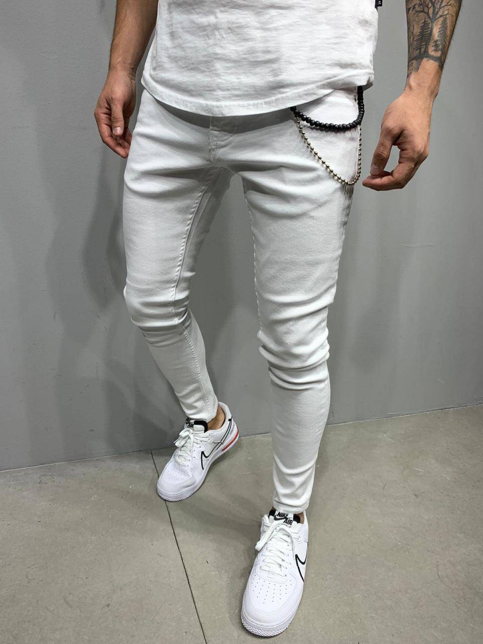 Premium Slim Fit Jeans - White - Manchinni®