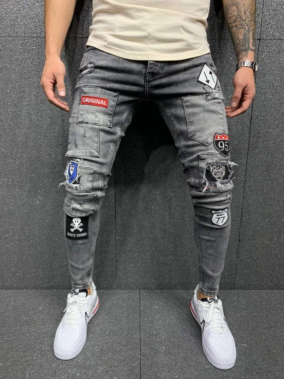Premium Sticker Jeans - Manchinni®