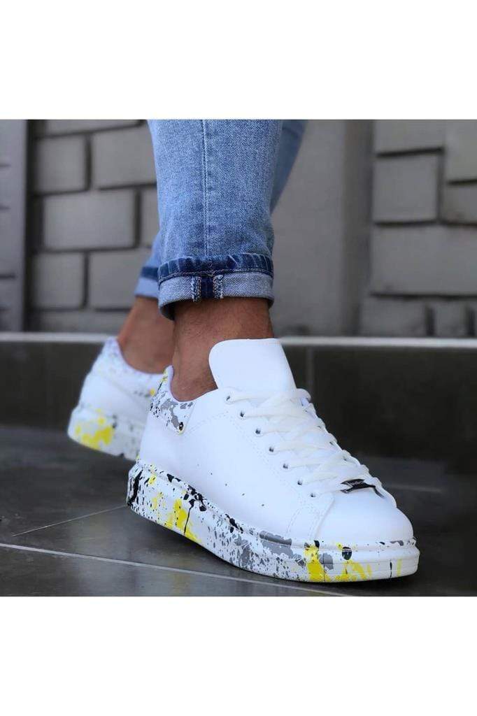 Casual Colour Sole Sneakers