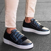 Premium Leather Quilted Sneakers