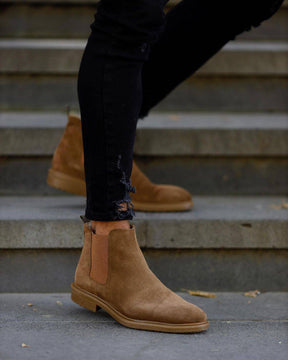 Classic Chelsea Suede Boots