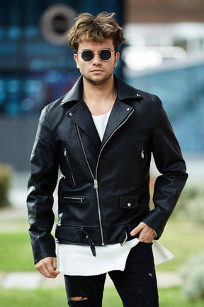 Trendy Genuine Leather Jacket