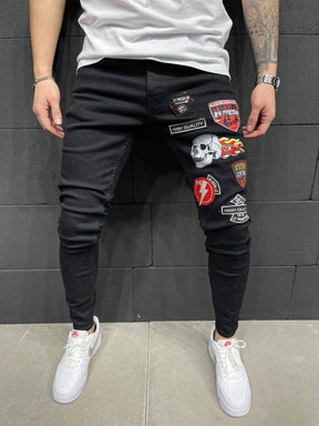 Premium Sticker Slim Fit Jeans - Manchinni®