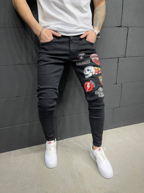 Premium Sticker Slim Fit Jeans - Manchinni®