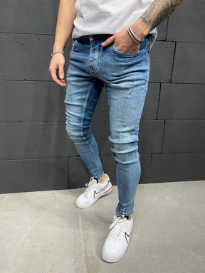 Slim Fit Ice Blue Jeans - Manchinni®