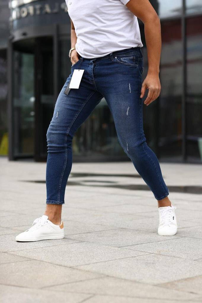 Casual Skinny Ripped Jeans