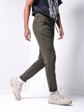 Roll Up Ankle Pants 4032