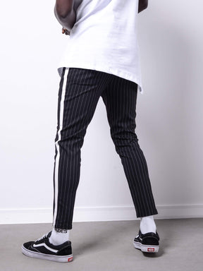 Striped Ankle Pants