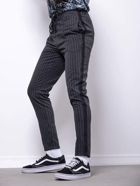 Striped Ankle Pants - Manchinni®
