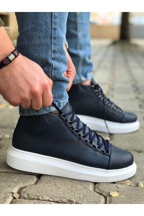 High Sole Lace-up Sneakers - Manchinni®