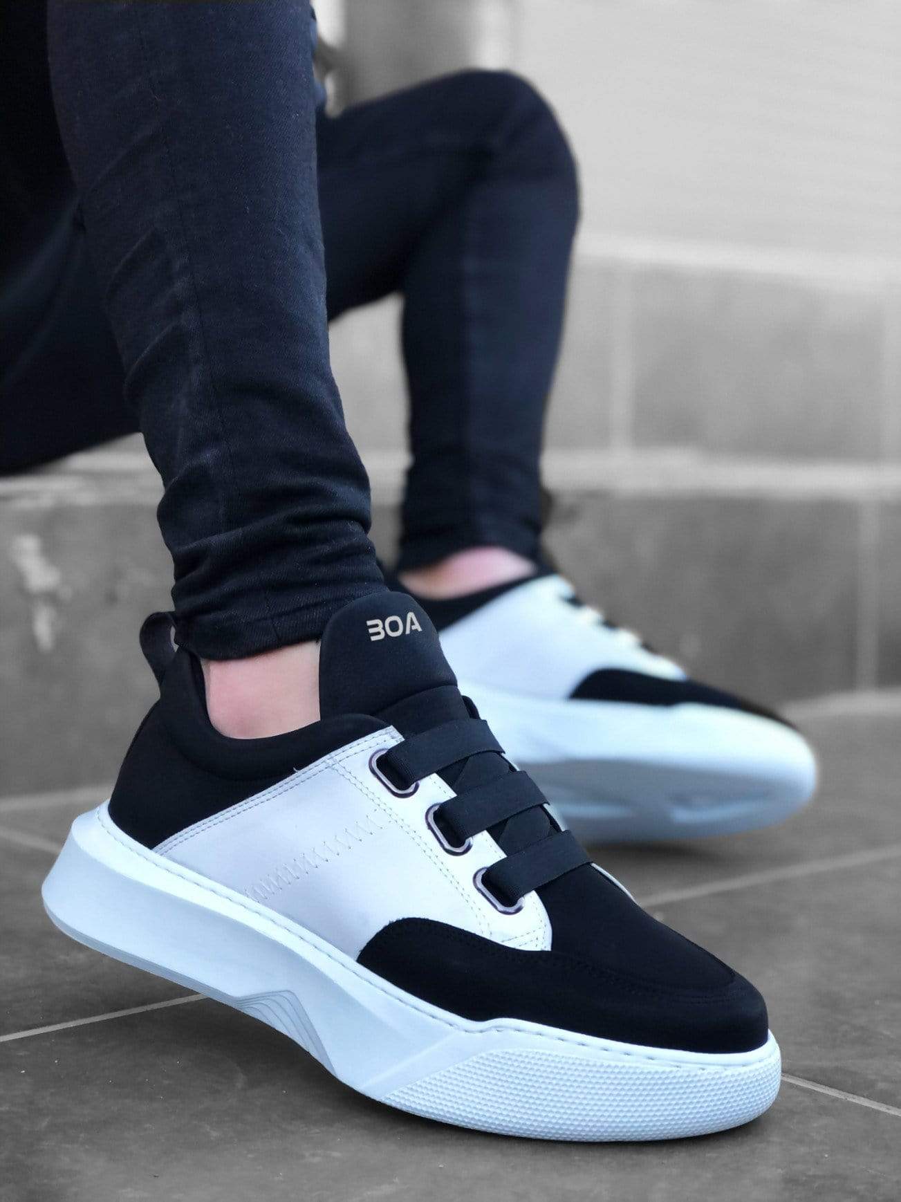 Daily Sneakers with Elastic Bands - Manchinni®